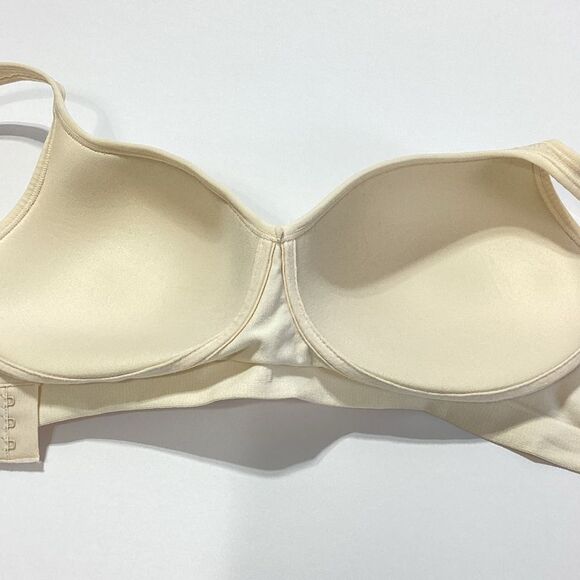 BALI Bra 36D Cream Lace Bra No Underwire Back clasp - Picture 4 of 8